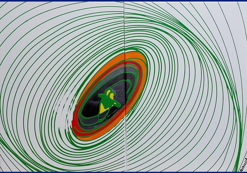 Ufo aus dem Hyperraum oder Frosch im Osternest