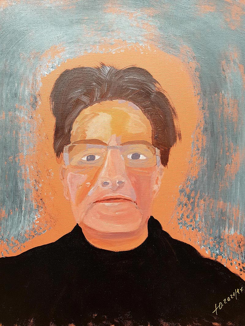 So ähnlich sehe ich aus Acryl (40 x 50 cm) TO2021/14