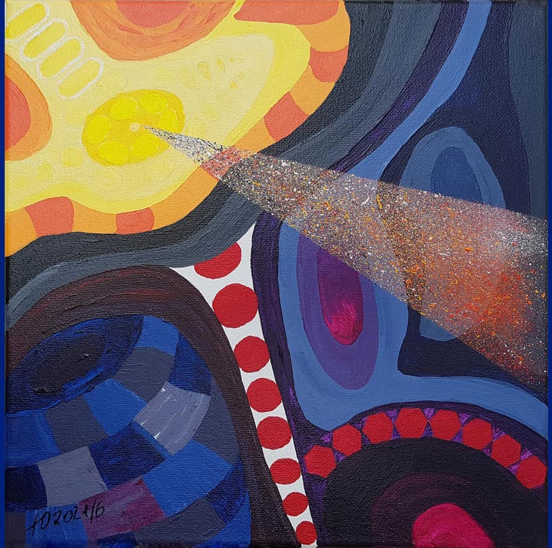 Ubi lumen ibi spes Acryl (30x30-cm) TO2021/6