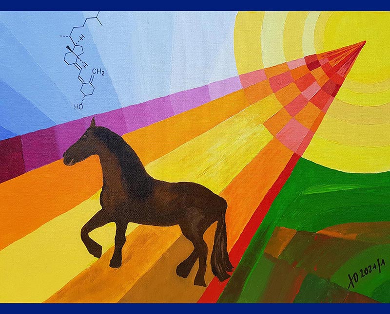 Pferd im Vitamin D3 Rausch